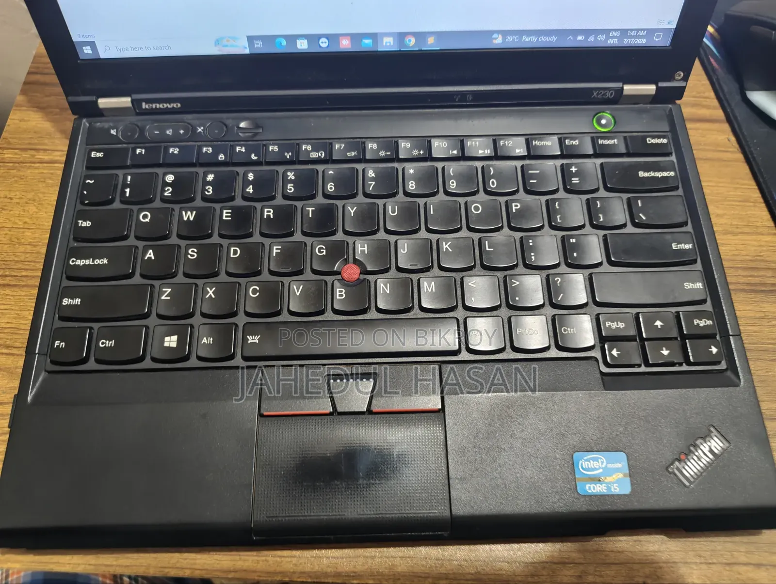 Laptop Lenovo ThinkPad X230 8GB Intel Core I5 HDD 500GB