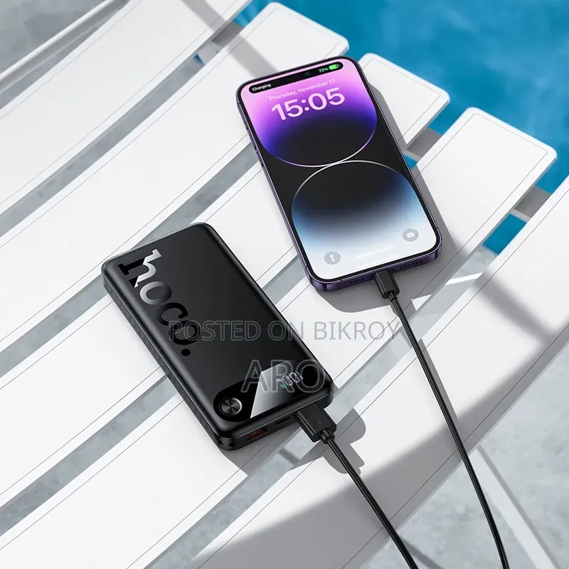 Hoco Q50 Victory 10000mAh PD20W Power Bank With Built-in USB-C 