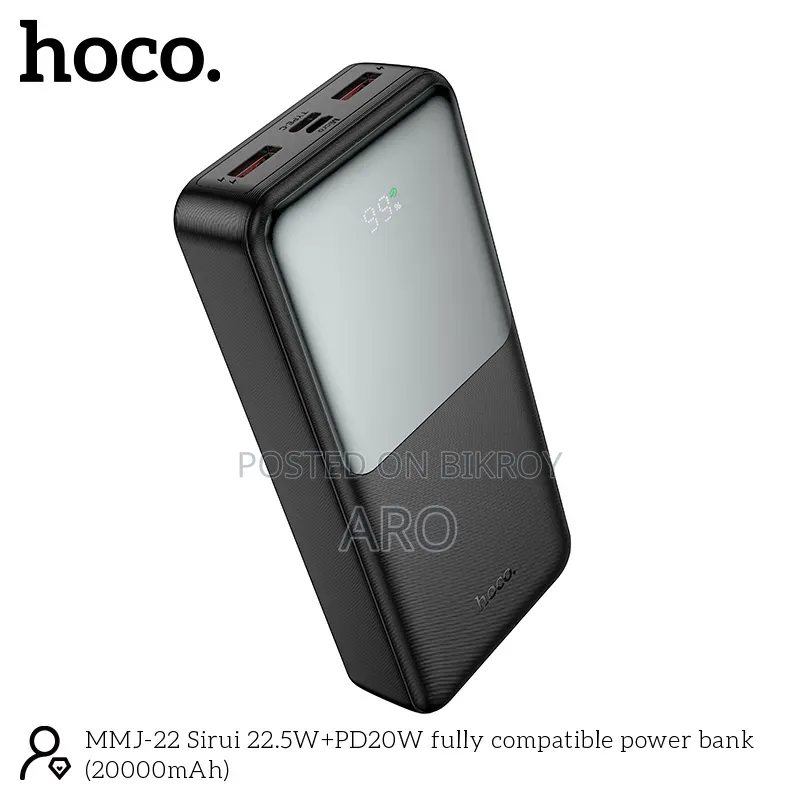 MMJ22 Sirui 22.5W+PD20W Fast Charging Power Bank (20000mAh)