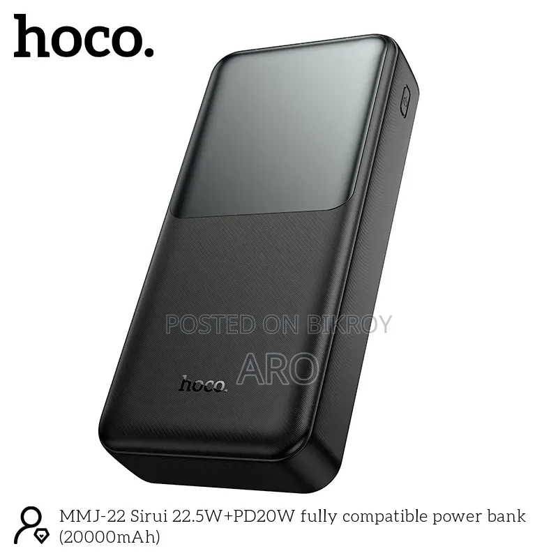 MMJ22 Sirui 22.5W+PD20W Fast Charging Power Bank (20000mAh)