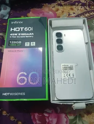 Infinix Hot 60i 128 GB Silver