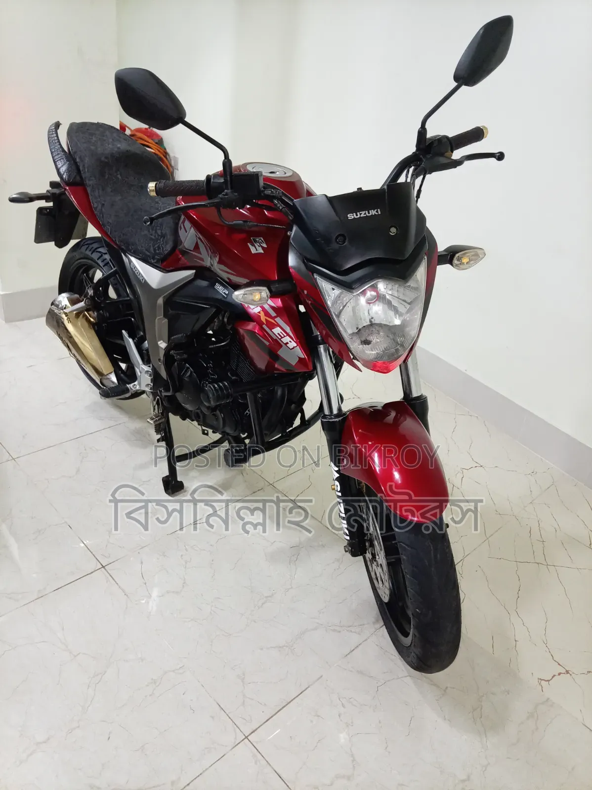 সুজুকি জিক্সার মনোটন ২০১৯ রেড