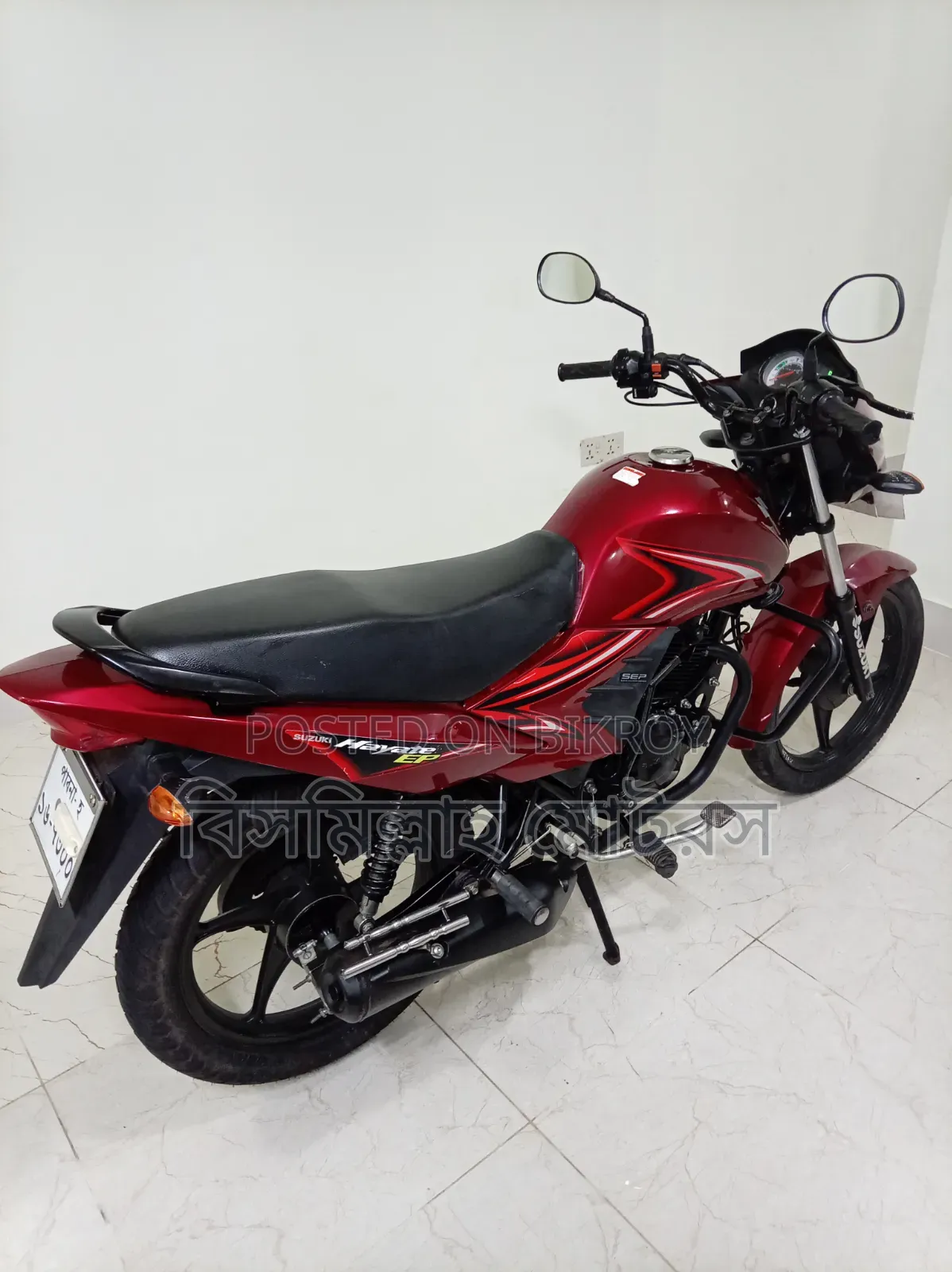 নতুন Suzuki Hayate ২০২৩ লাল