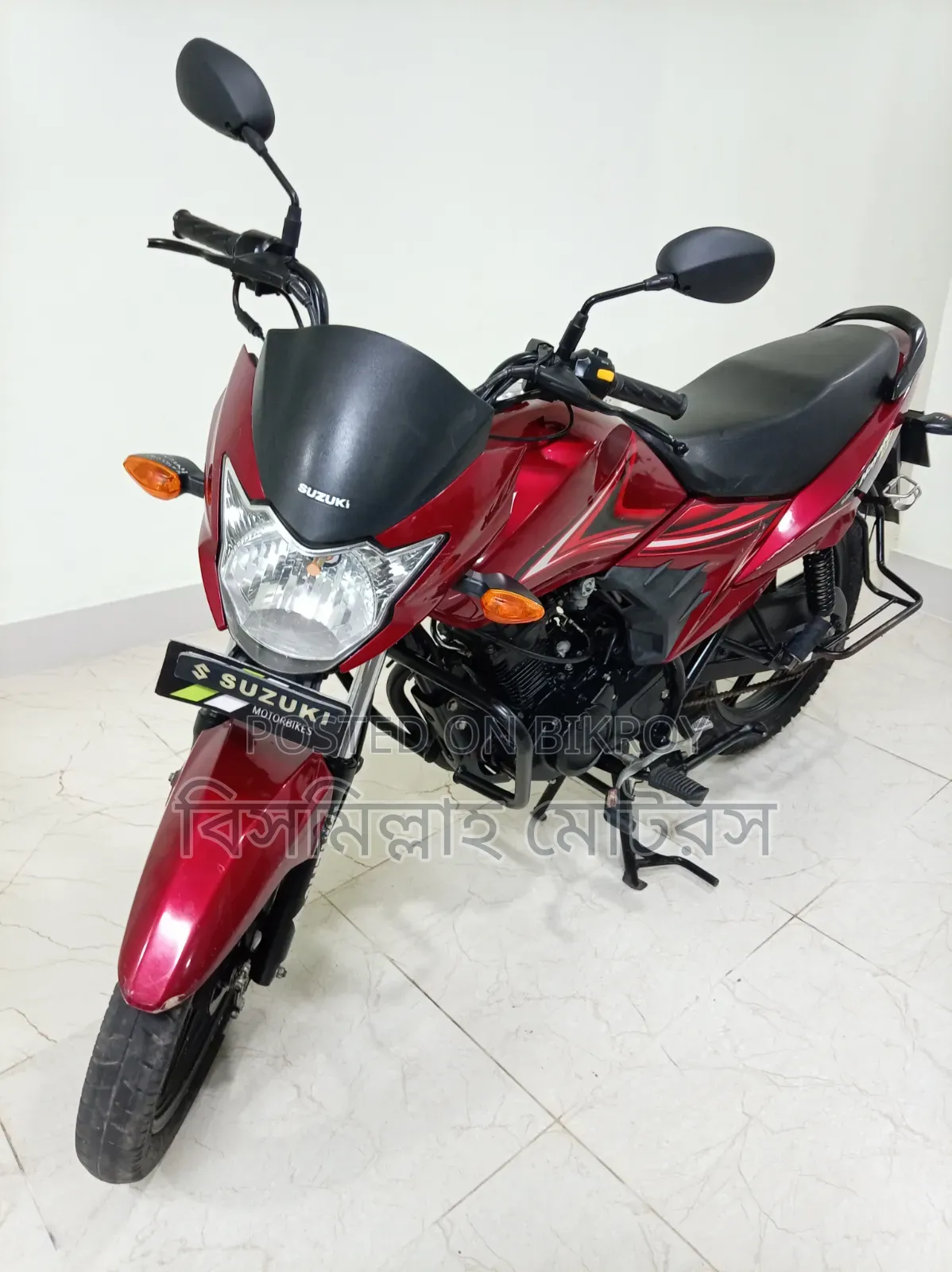 নতুন Suzuki Hayate ২০২৩ লাল
