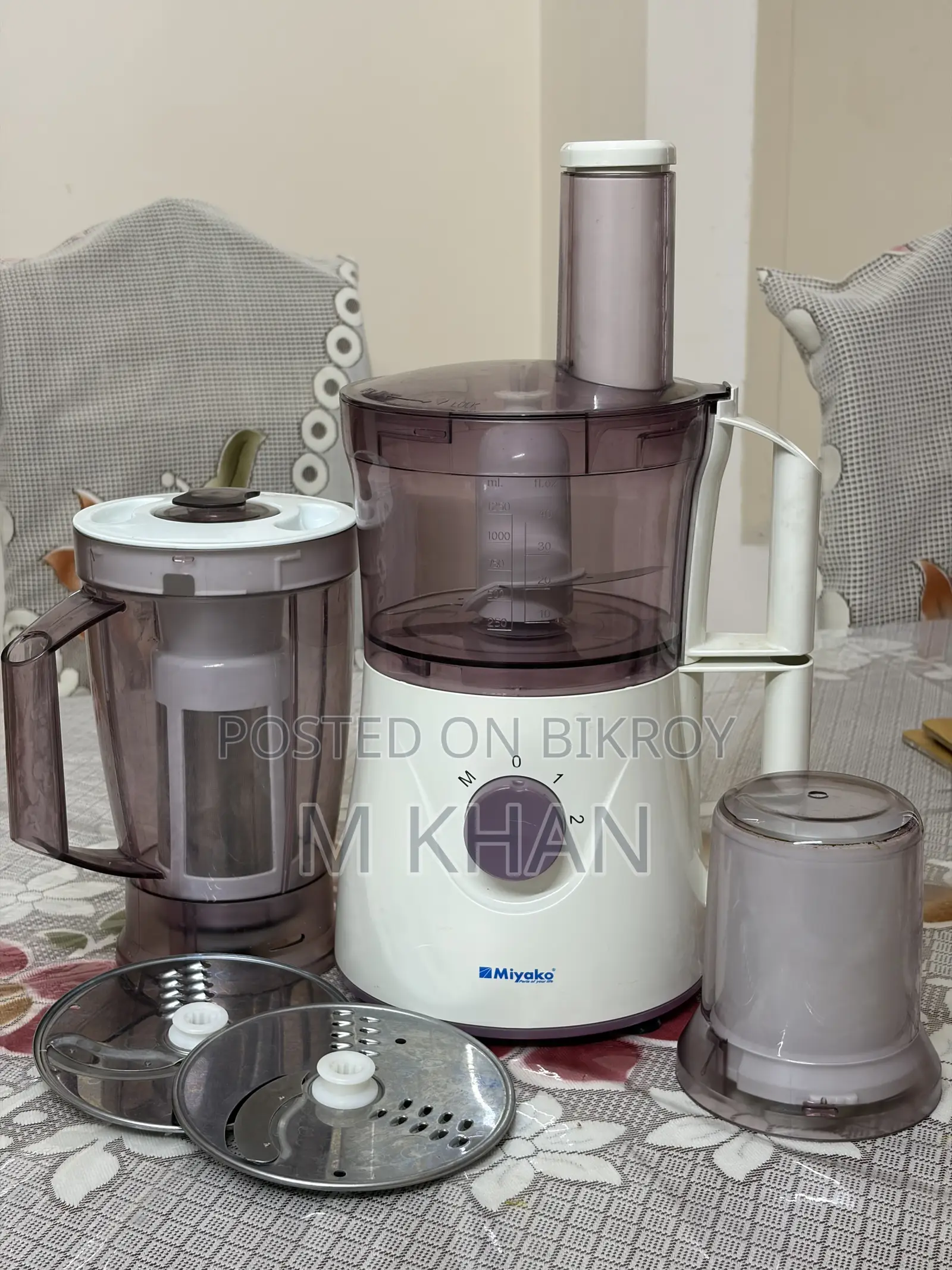 মিয়াকো ফুড প্রসেসর এমএফপি-৮০৭ ৮০০ ওয়াট