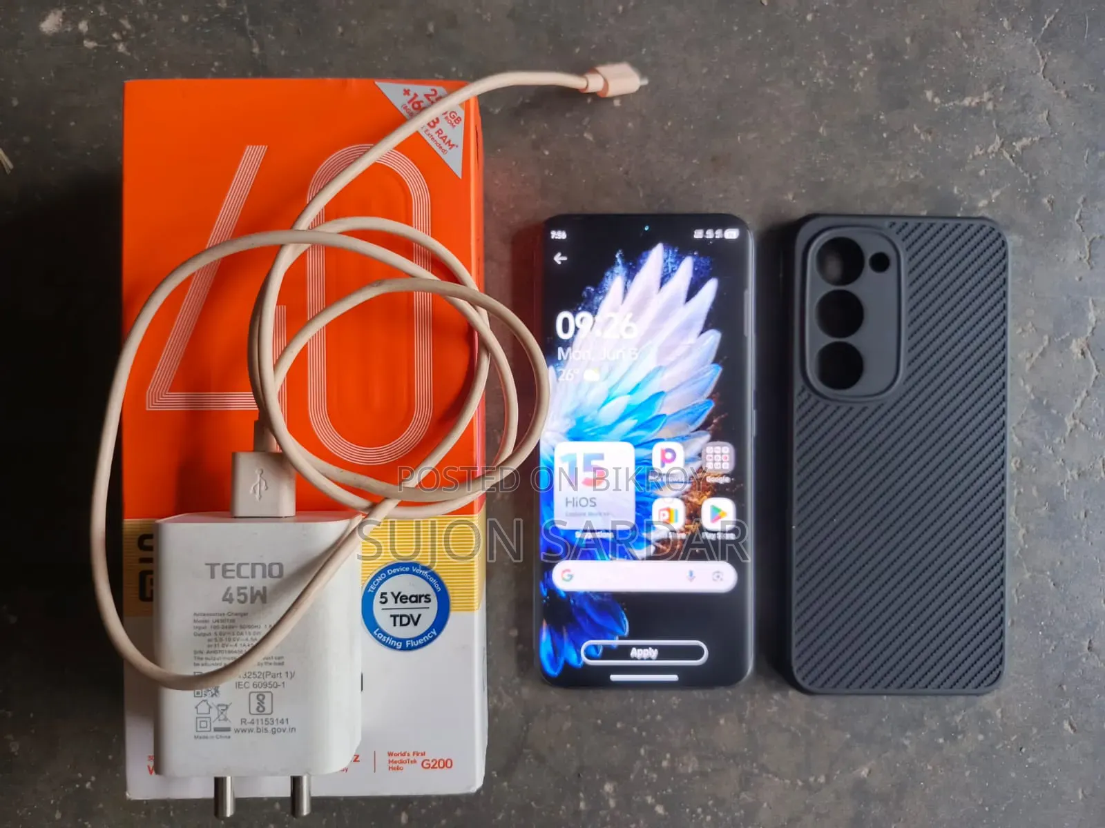 Tecno Spark 40 Pro+ 256 GB Gray