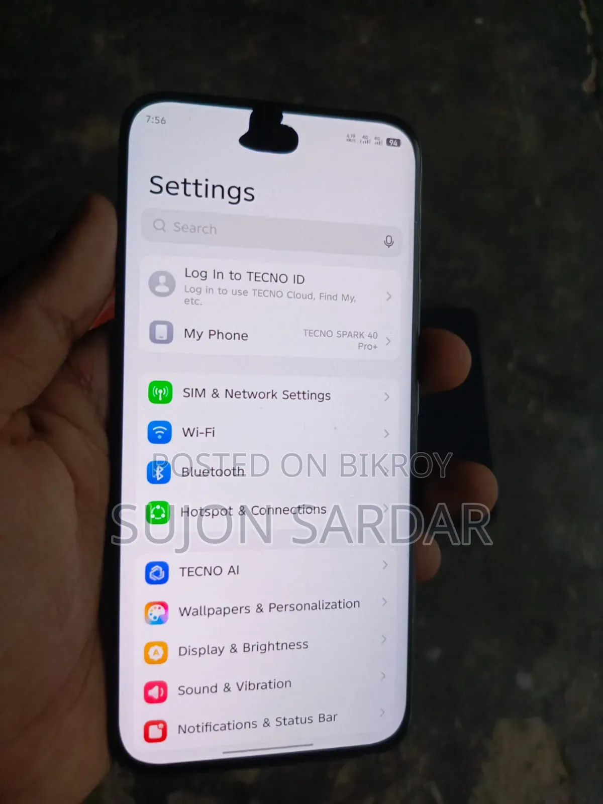 Tecno Spark 40 Pro+ 256 GB Gray