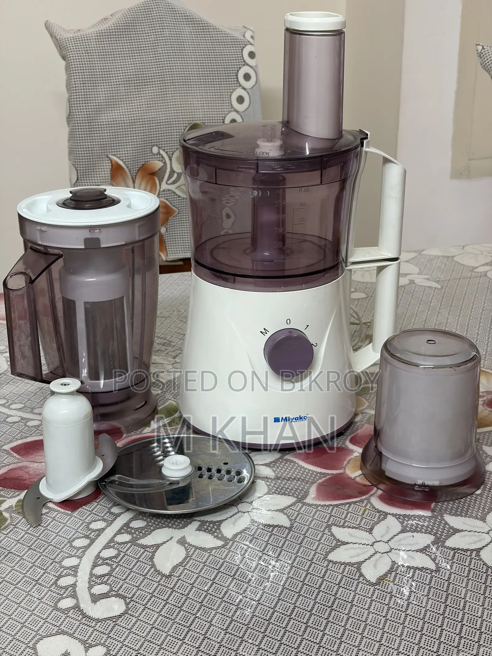 মিয়াকো ফুড প্রসেসর এমএফপি-৮০৭ ৮০০ ওয়াট