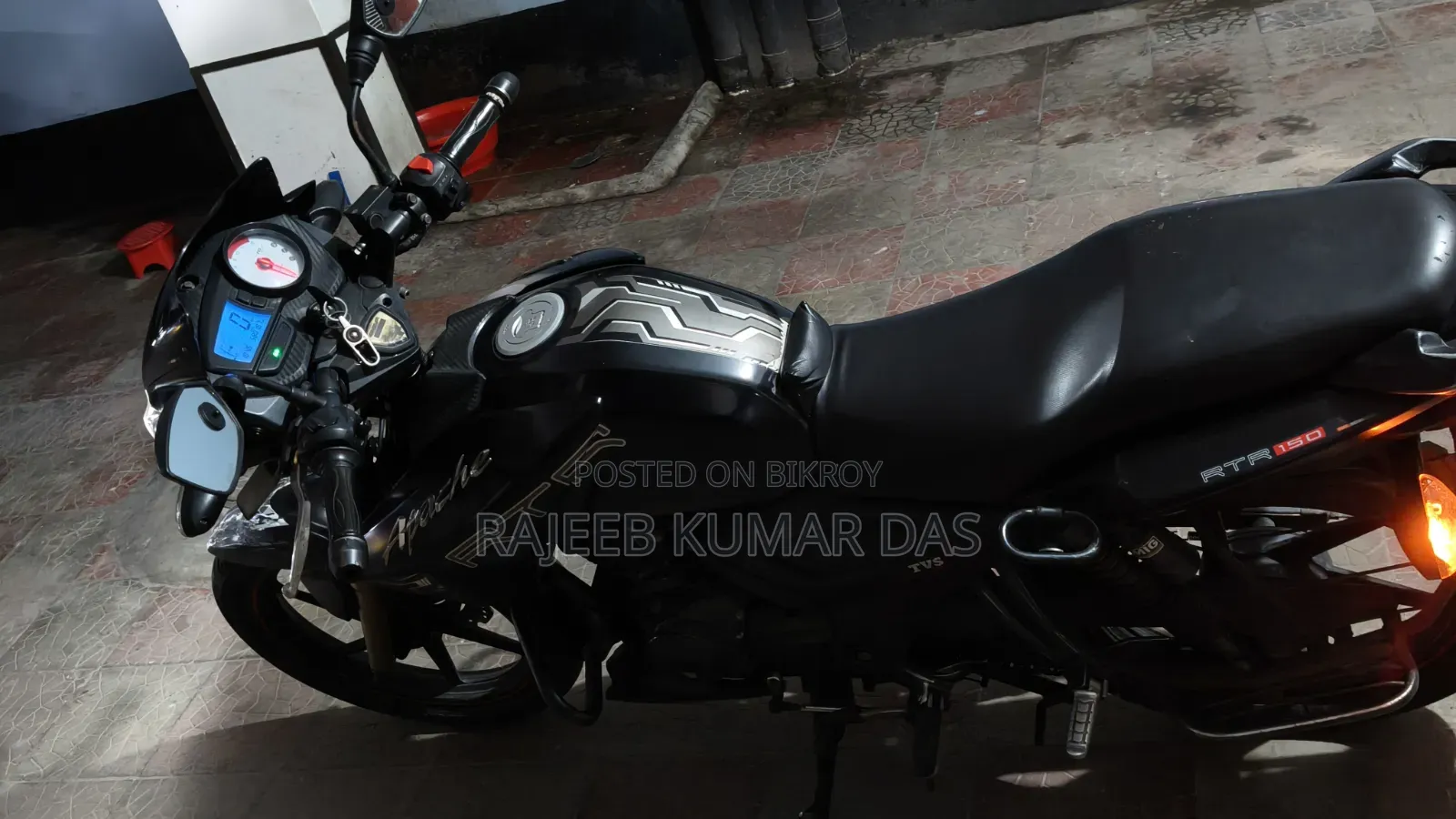 TVS Apache RTR 160 2V 2017 Black