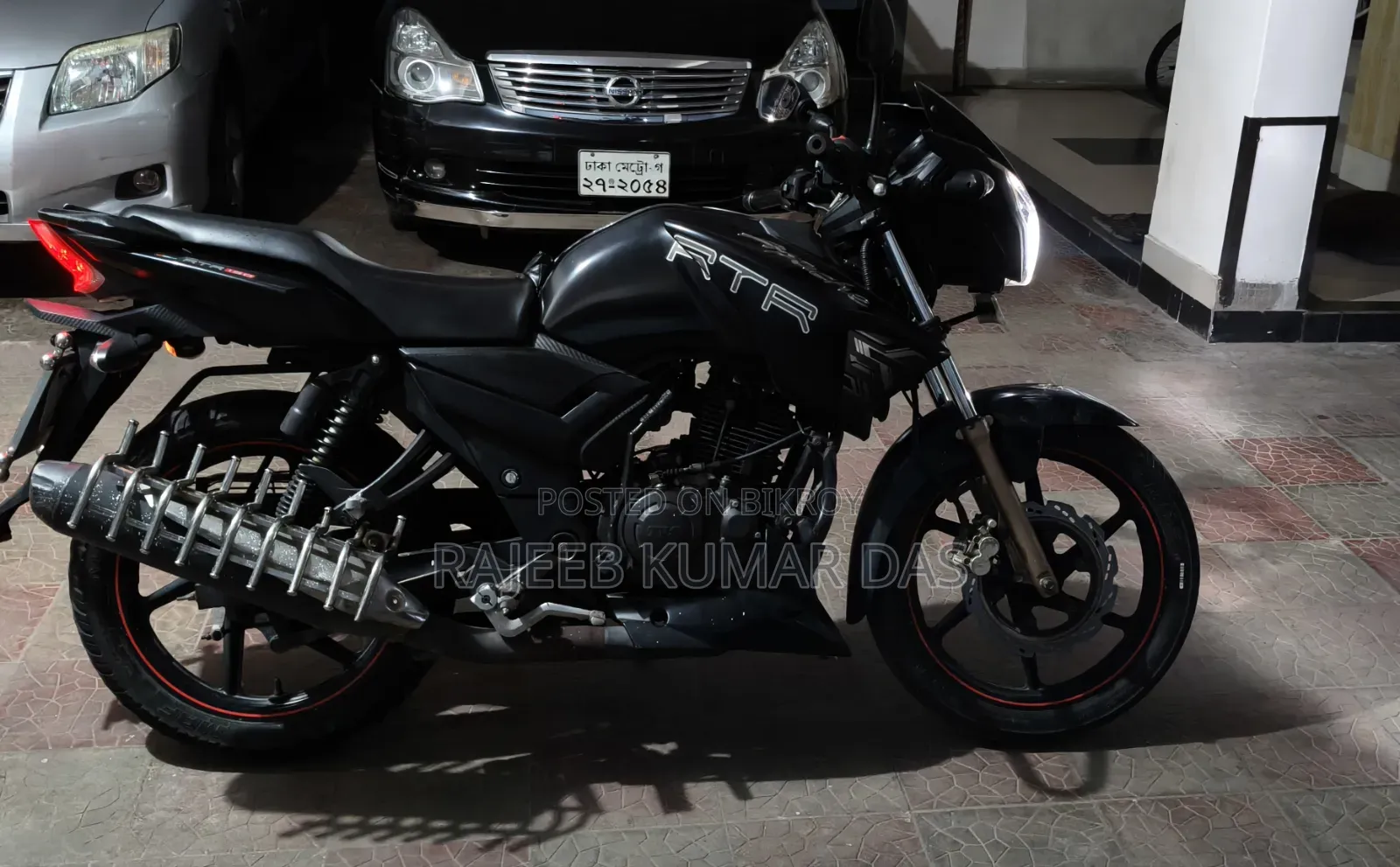 TVS Apache RTR 160 2V 2017 Black