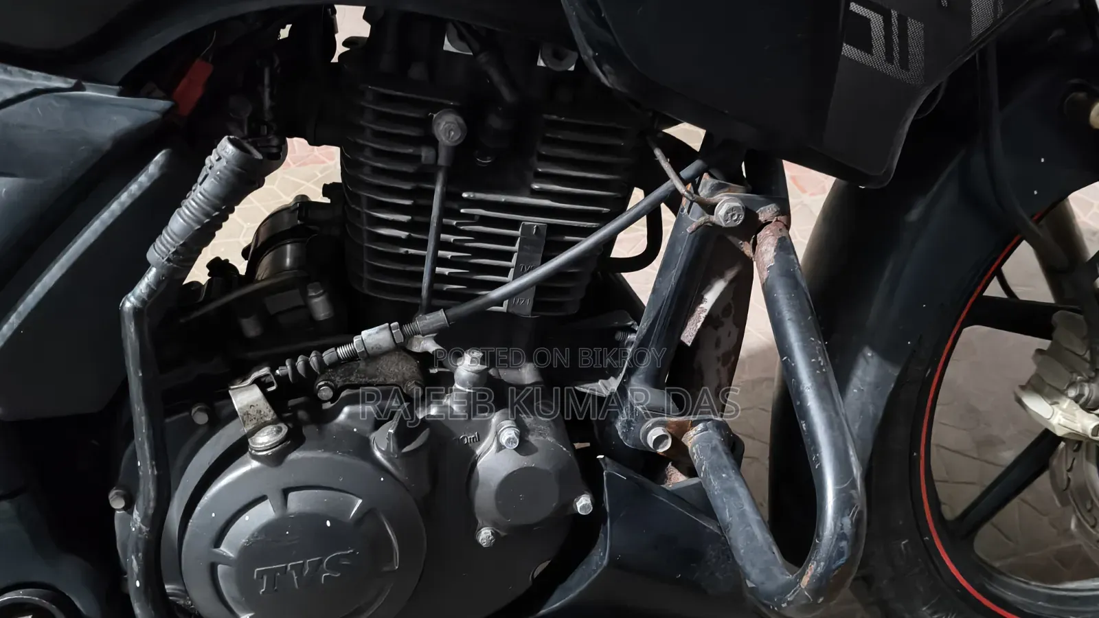 TVS Apache RTR 160 2V 2017 Black