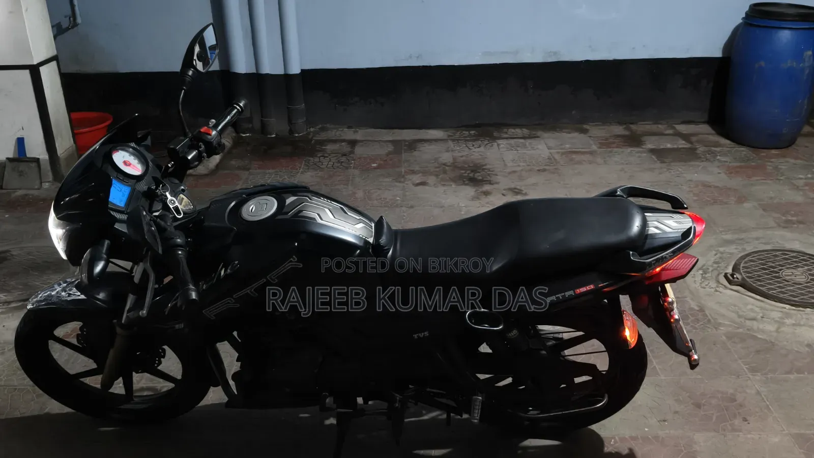 TVS Apache RTR 160 2V 2017 Black
