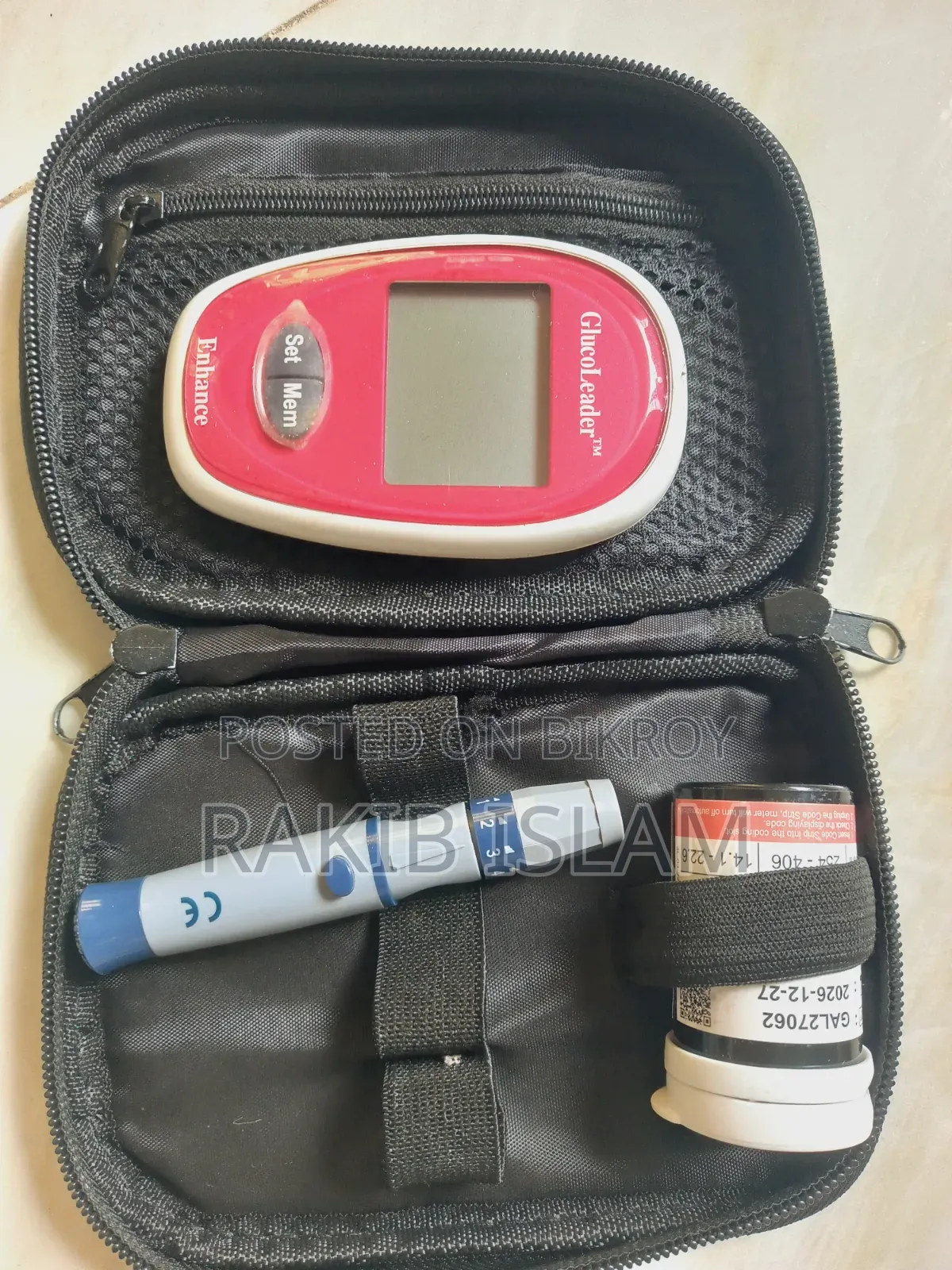 GlucoLeaderTM Enhance Blood Glucose Meter (রক্তে শর্করা মাপার মেশিন)