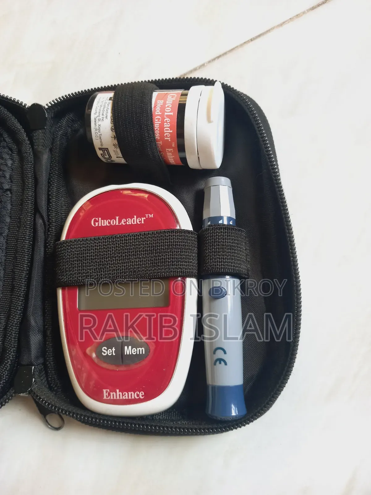 GlucoLeaderTM Enhance Blood Glucose Meter (রক্তে শর্করা মাপার মেশিন)