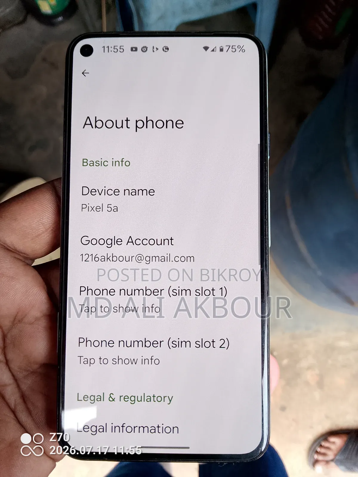 Google Pixel 5a 5G 128 GB Green
