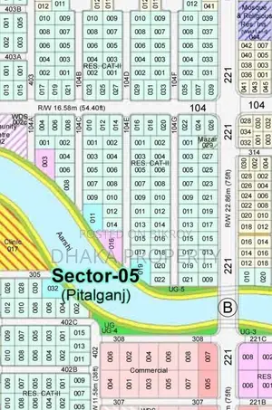 30ft Road 5 Katha Lake East at Sector-5