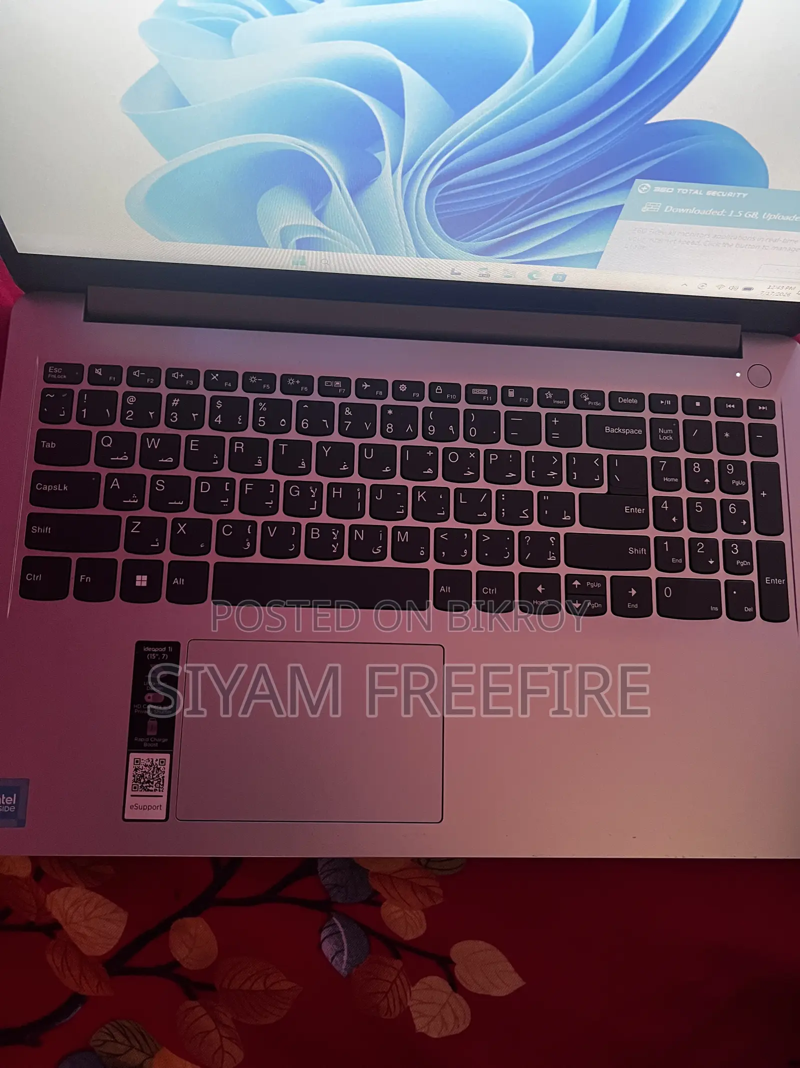 Laptop Lenovo IdeaPad 1 4GB Intel Celeron SSD 512GB