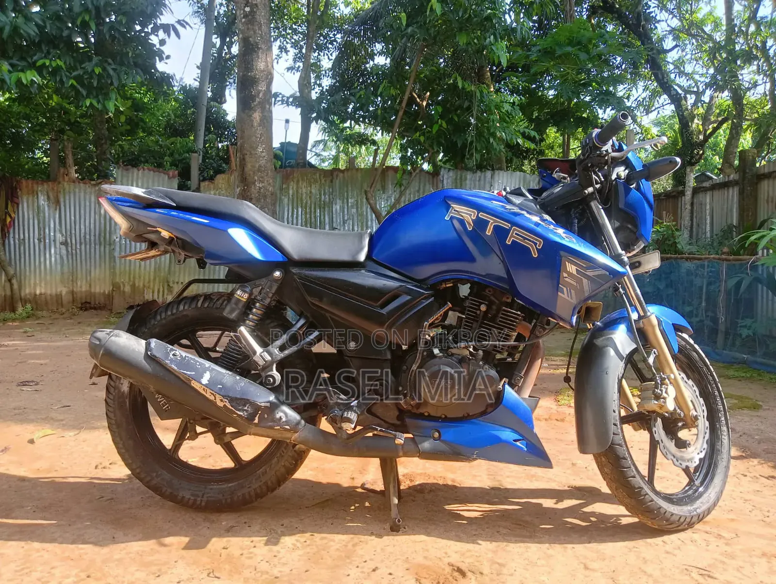 নতুন টিভিএস অ্যাপাচি আরটিআর ১৬০ ২ভি ২০২০ ব্লু