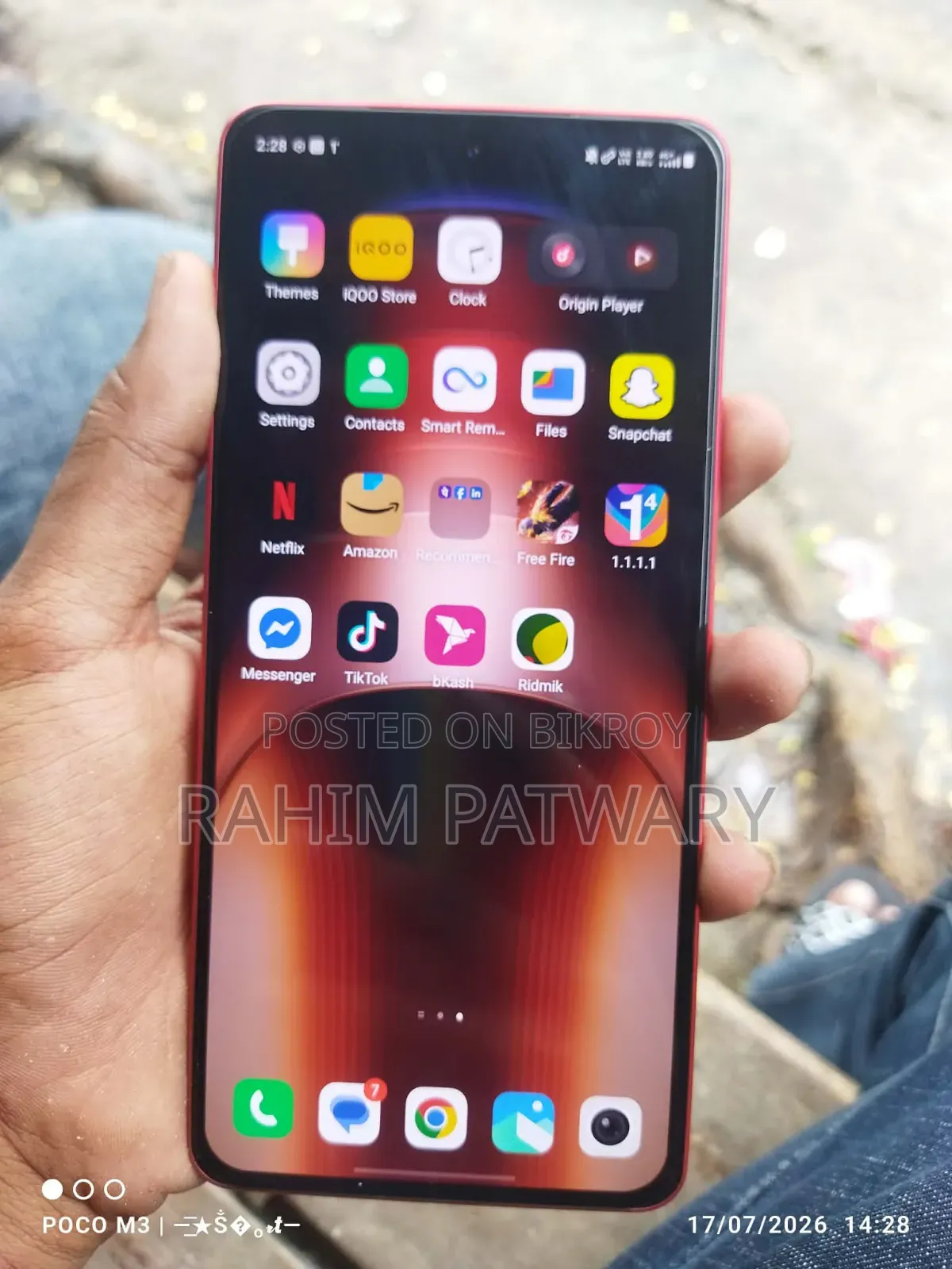 iQOO 256 GB Red