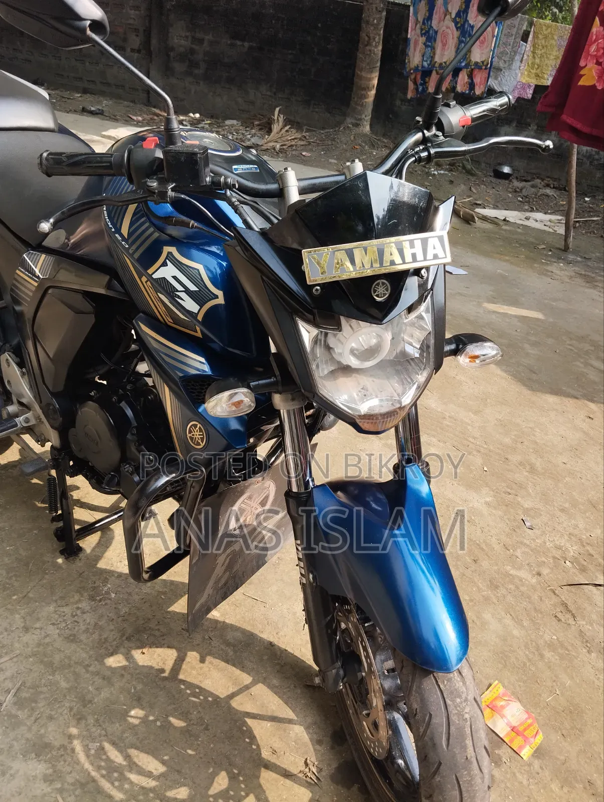 Yamaha FZ 2019 Blue
