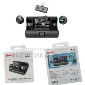 Jmary MW-19 Noise Cancellation Dual Wireless Microphone(c-3161-640)