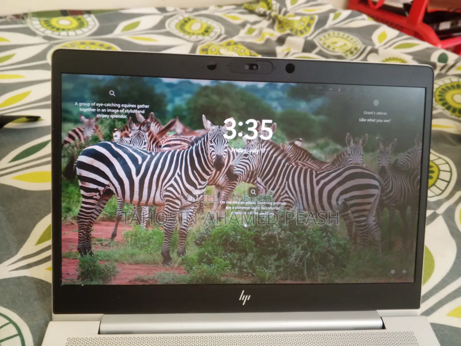 Laptop HP EliteBook 840 G6 8GB Intel Core I5 HDD+SSD 256GB