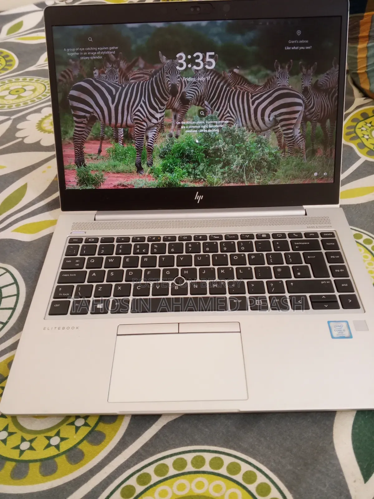 Laptop HP EliteBook 840 G6 8GB Intel Core I5 HDD+SSD 256GB