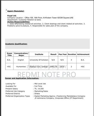 Computing It Cv