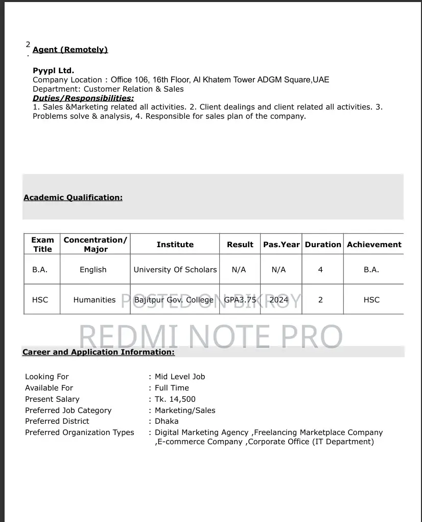Computing It Cv
