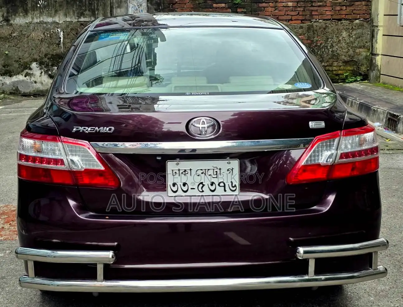 Toyota Premio 1.5 FWD 2010 Maroon