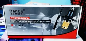 BM-100FX Condenser Microphone and Live Sound Card V8