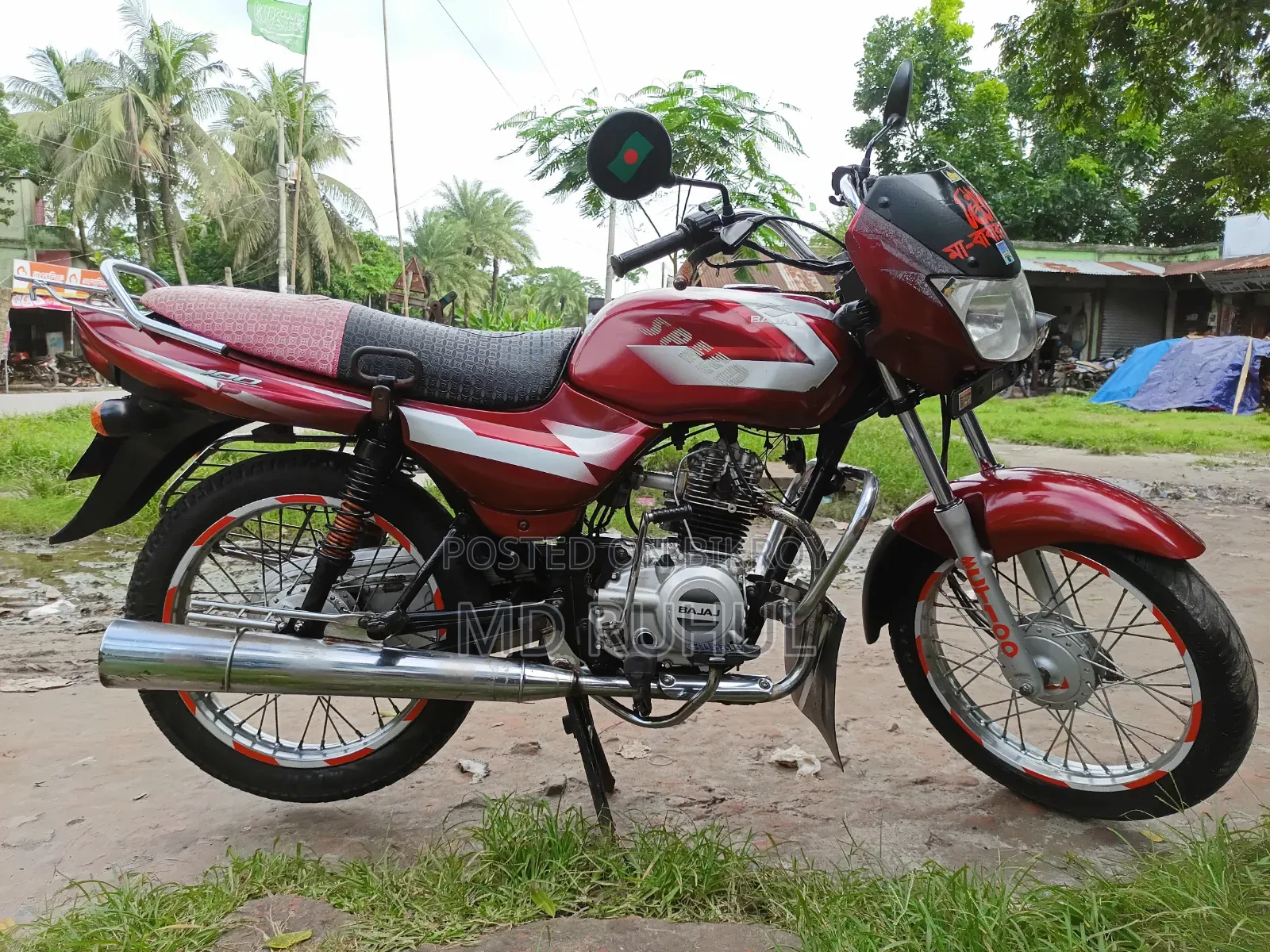 Bajaj CT 100 2013 Red