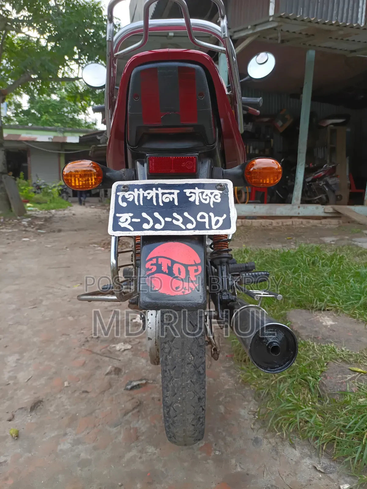 Bajaj CT 100 2013 Red