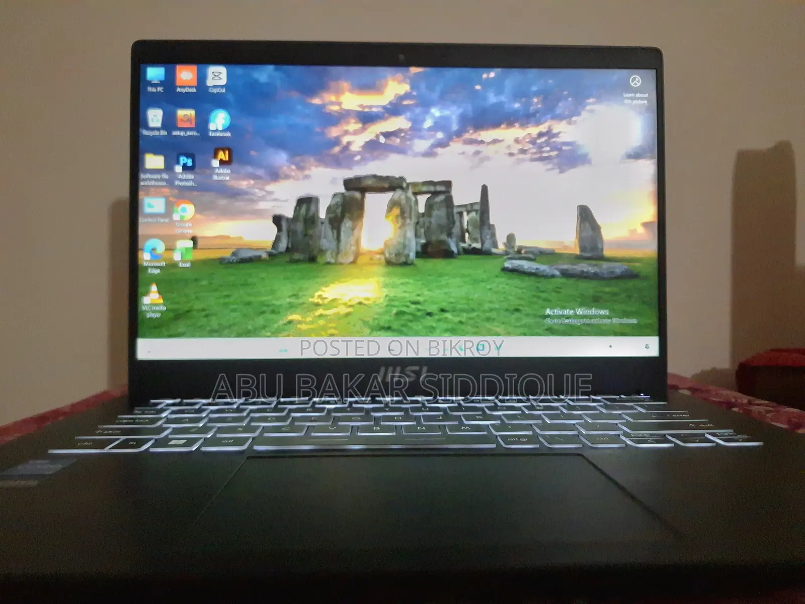 Laptop MSI Modern 14 8GB Intel Core I3 SSD 512GB