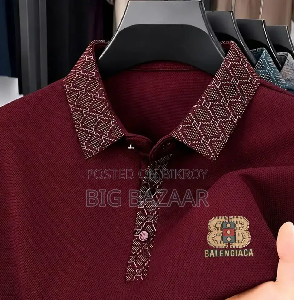 প্রিমিয়াম পোলো শার্ট উইথ চায়না স্টিকার