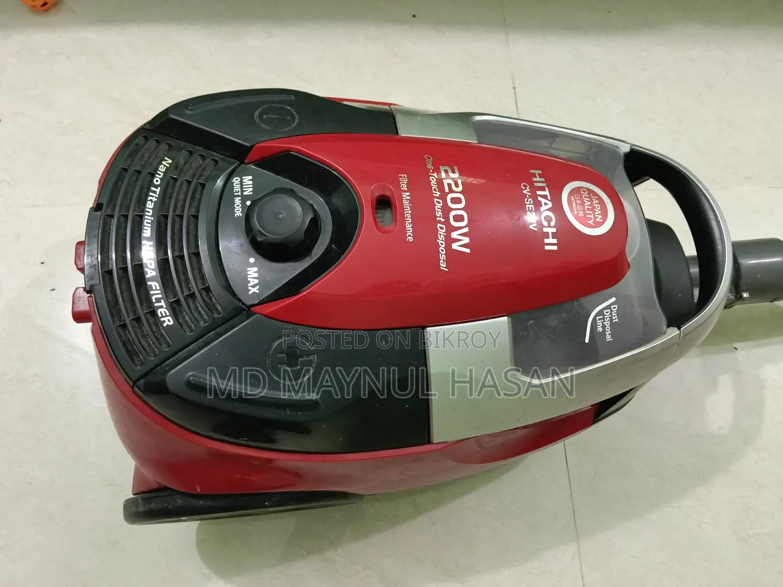 Used Vacuum Cleaner Hitachi CV-SE-22V