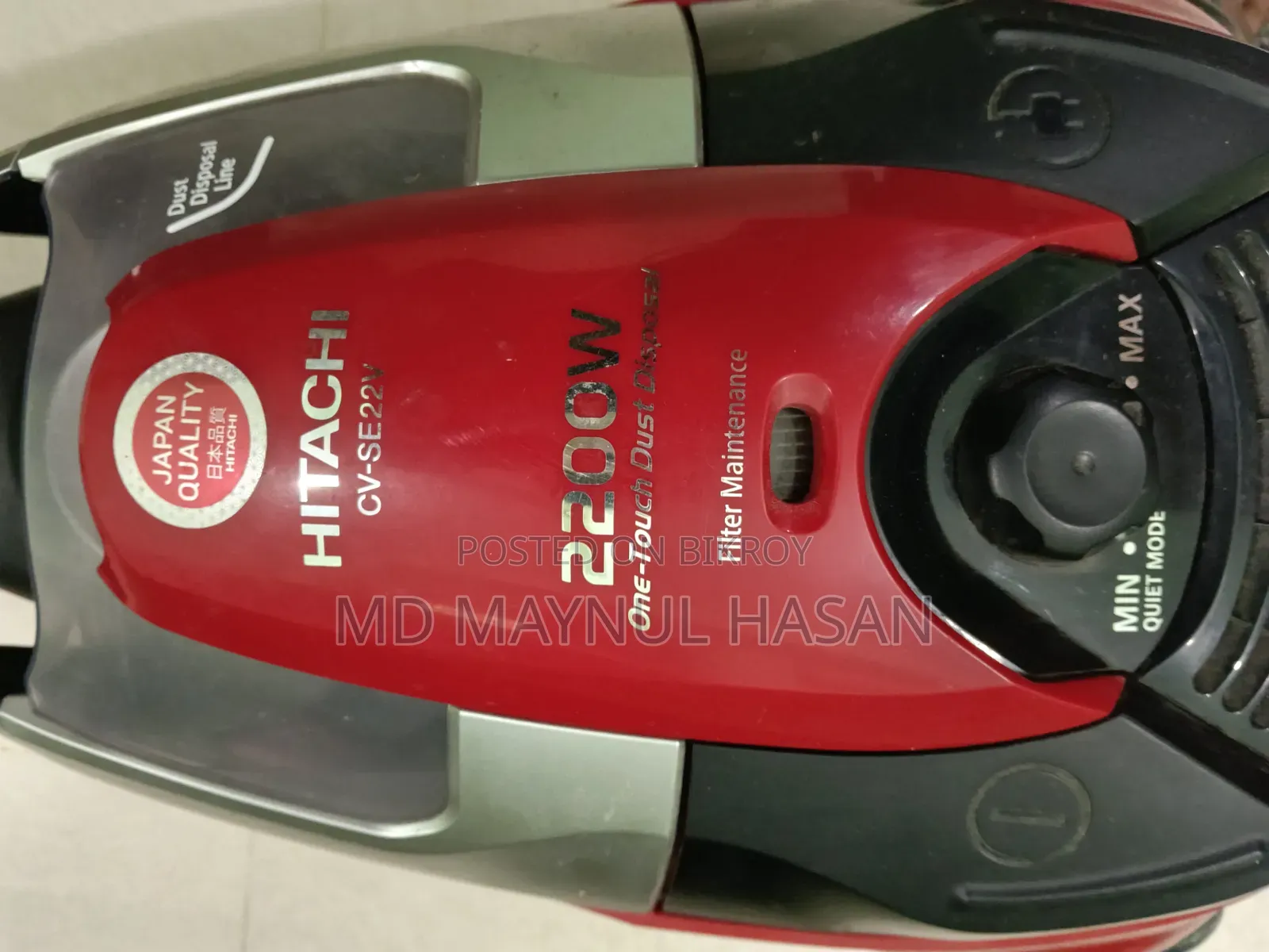 Used Vacuum Cleaner Hitachi CV-SE-22V