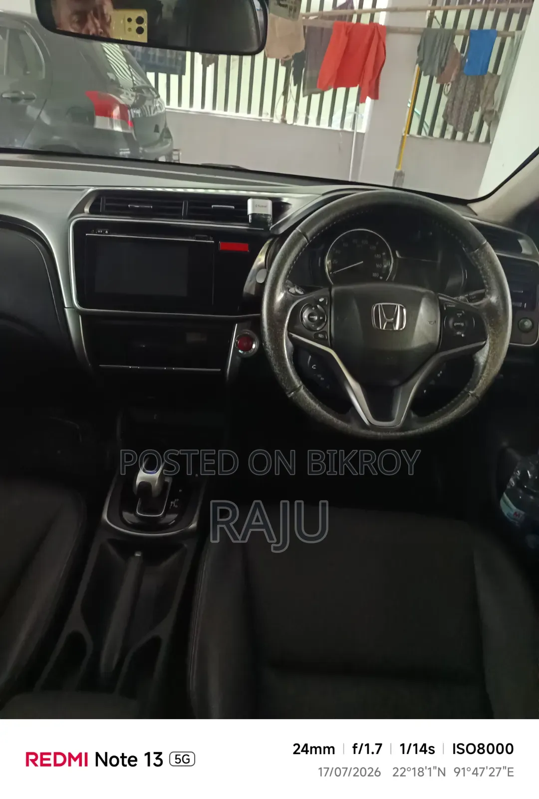 Honda Grace 1.5 Hybrid FWD 2015 Black