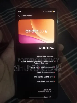 iQOO 256 GB Black