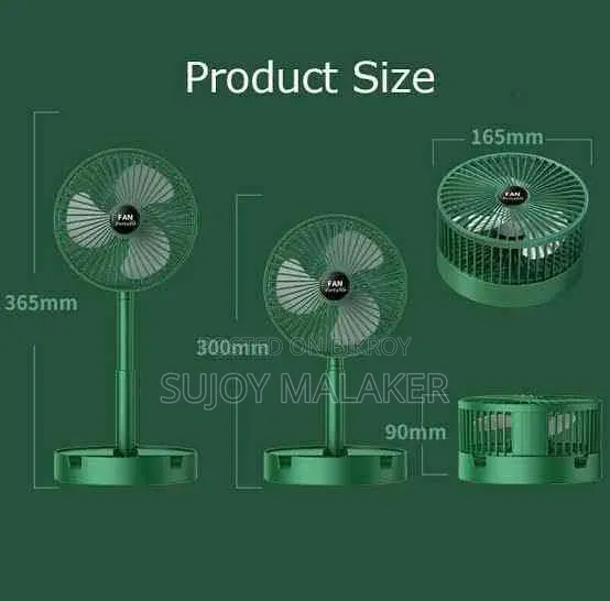 Telescopic Folding Table Fan