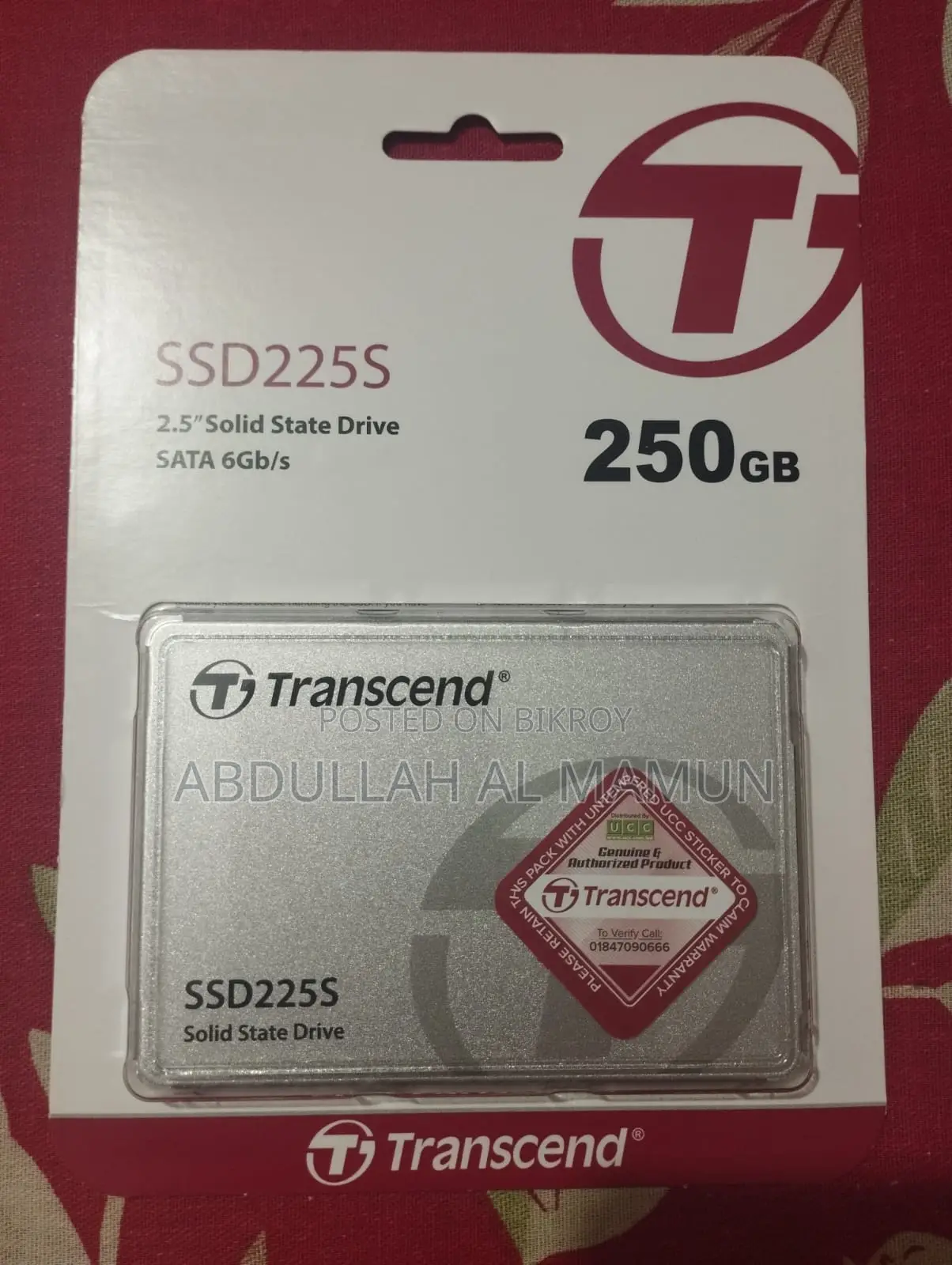 Transcend SSD SATA III 250GB