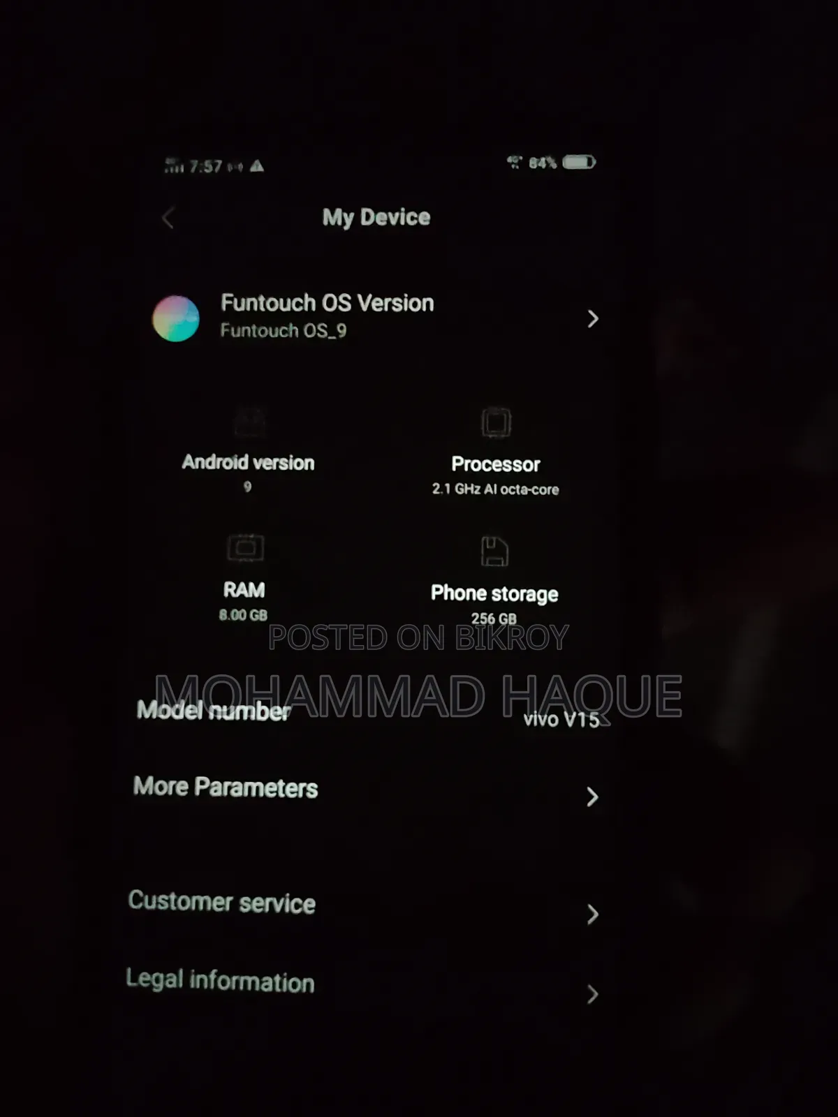 Vivo V15 256 GB