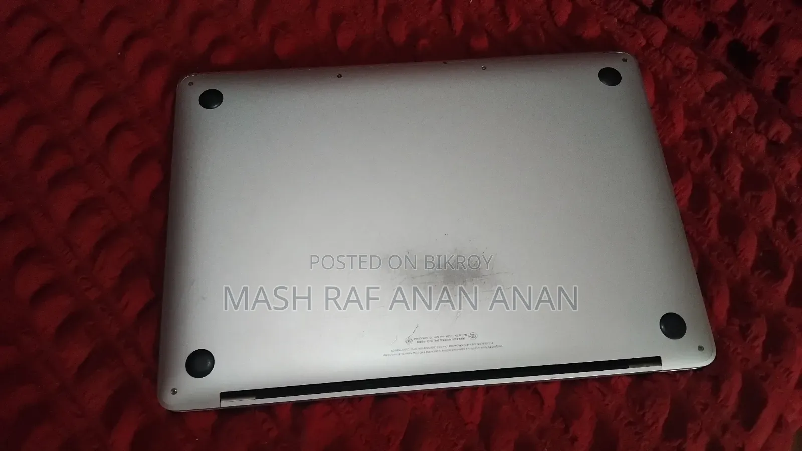 Laptop Apple MacBook Pro 2017 8GB Intel Core I5 HDD 512GB