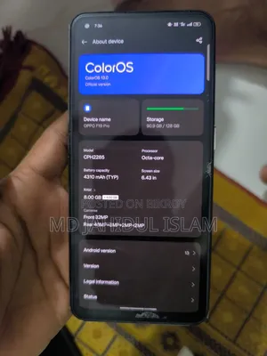 Oppo F19 Pro 128 GB Black