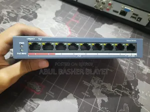 Hikvision DS-3E0109P-E/M (B) 8 Port Fast Ethernet POE Switch