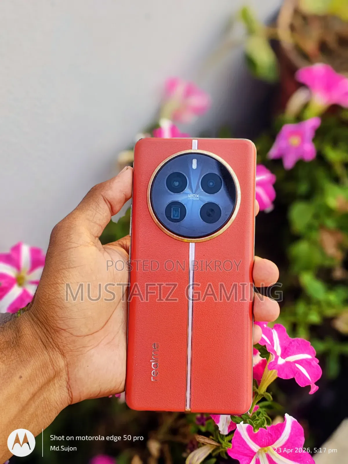 Realme 12 Pro+ ২৫৬ জিবি লাল