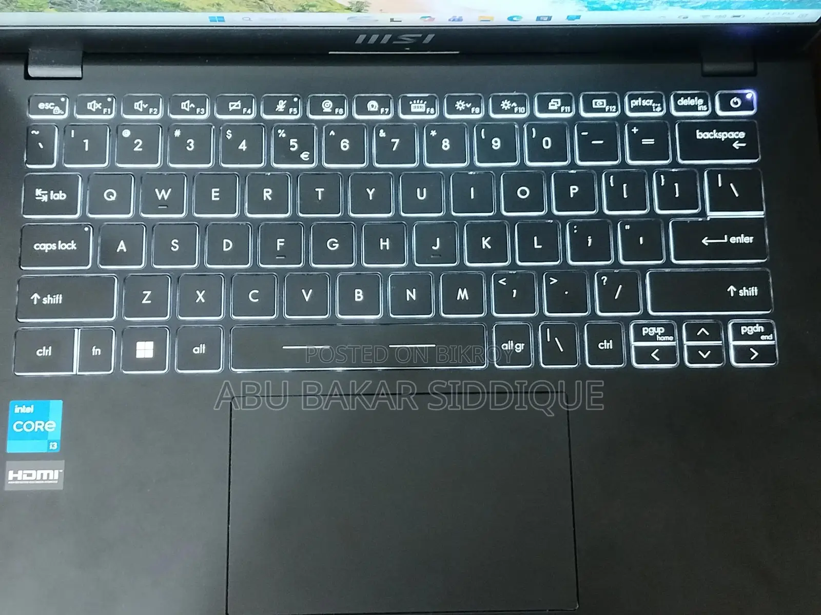 Laptop MSI Modern 14 8GB Intel Core I3 SSD 512GB