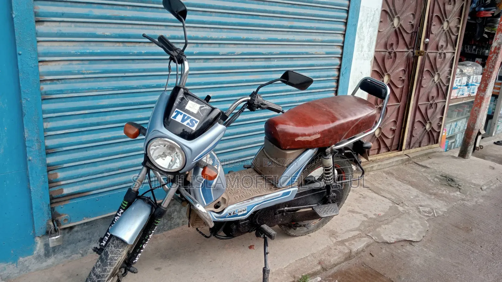 TVS XL 100 Comfort 2022 Blue
