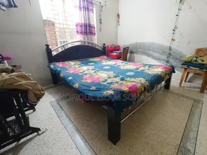 Double Steel Bed/Cot for Sale – Sturdy and in Good Condition