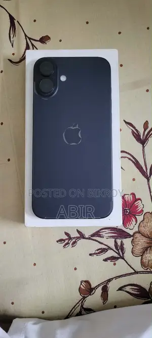 অ্যাপল আইফোন ১৬ প্লাস ১২৮ জিবি ব্ল্যাক